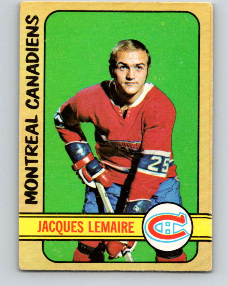 1972-73 O-Pee-Chee #77 Jacques Lemaire Montreal Canadiens V3611