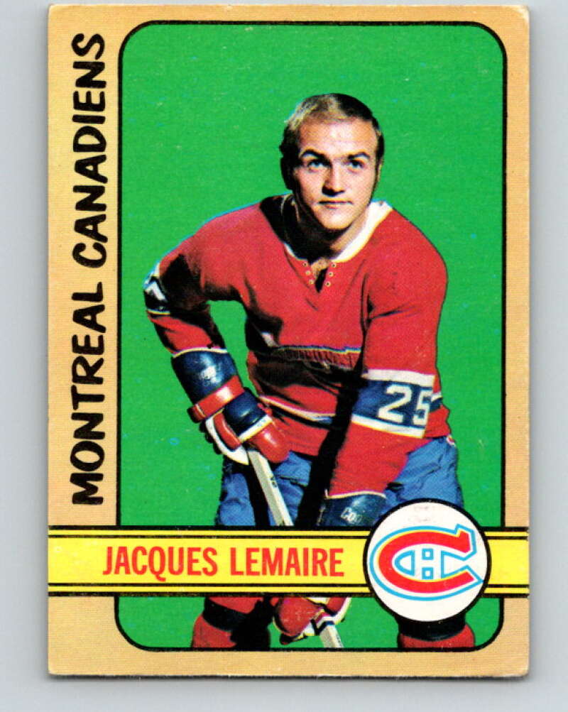 1972-73 O-Pee-Chee #77 Jacques Lemaire Montreal Canadiens V3614