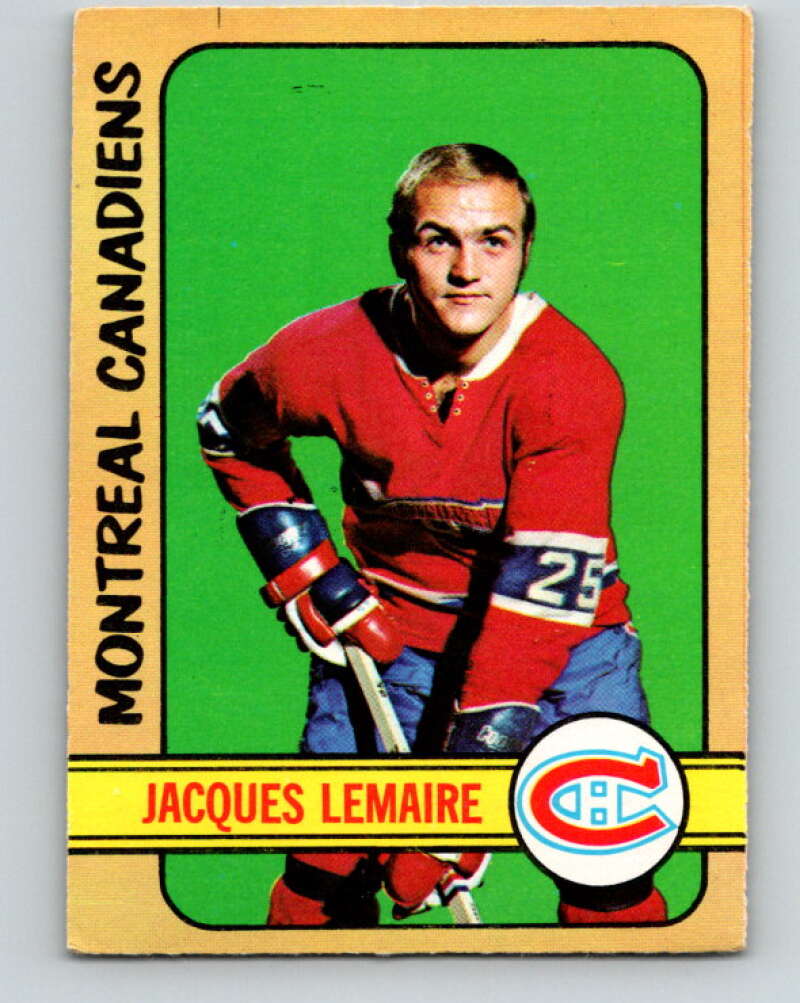 1972-73 O-Pee-Chee #77 Jacques Lemaire Montreal Canadiens V3615