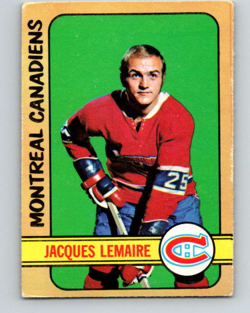 1972-73 O-Pee-Chee #77 Jacques Lemaire Montreal Canadiens V3616