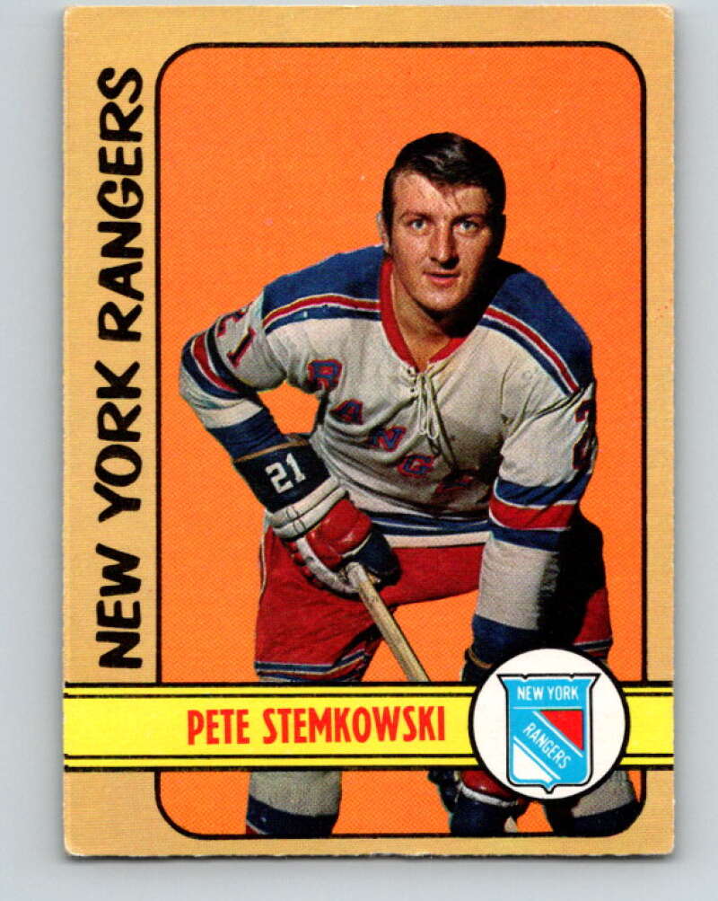 1972-73 O-Pee-Chee #78 Pete Stemkowski New York Rangers V3617