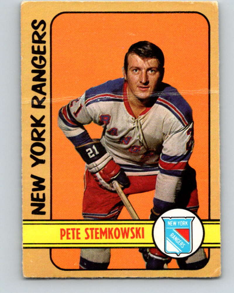 1972-73 O-Pee-Chee #78 Pete Stemkowski New York Rangers V3618