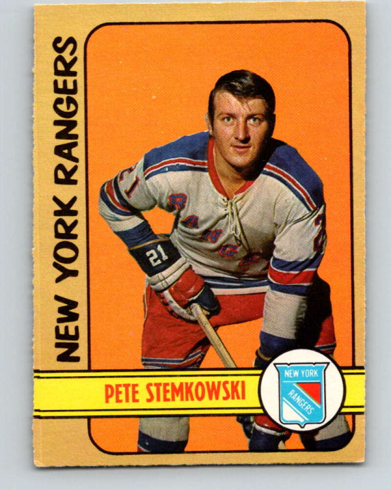 1972-73 O-Pee-Chee #78 Pete Stemkowski New York Rangers V3623