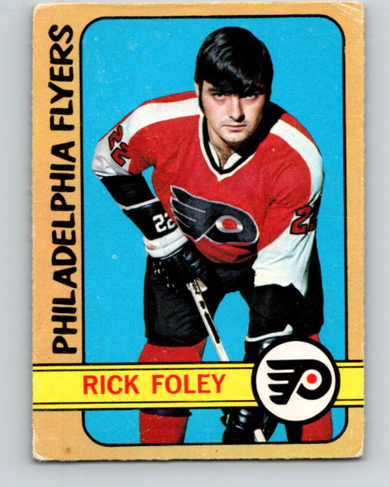 1972-73 O-Pee-Chee #80 Rick Foley RC Rookie Philadelphia Flyers V3637