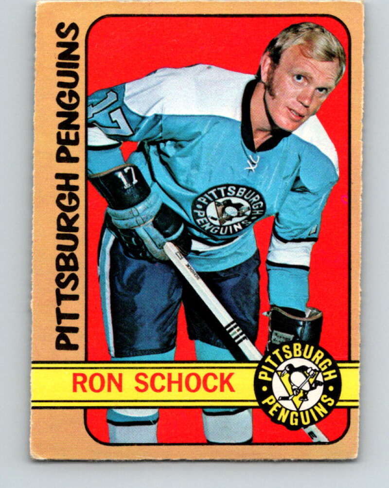 1972-73 O-Pee-Chee #81 Ron Schock Pittsburgh Penguins V3642