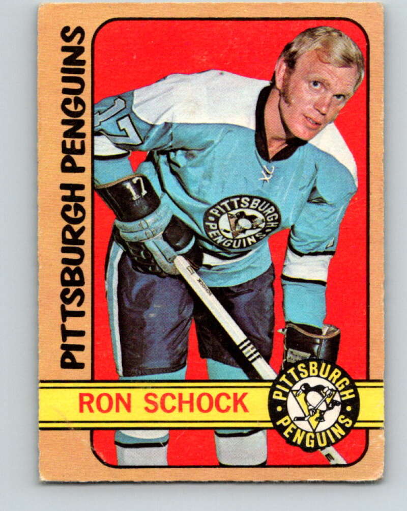 1972-73 O-Pee-Chee #81 Ron Schock Pittsburgh Penguins V3643
