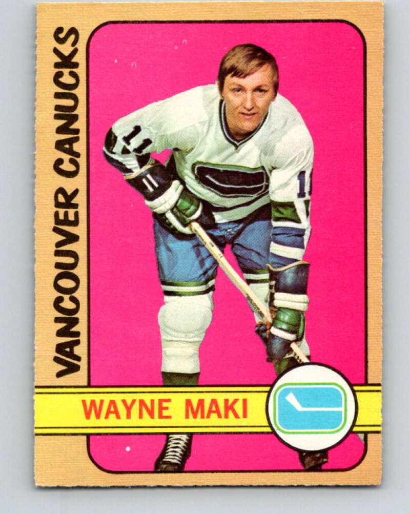 1972-73 O-Pee-Chee #84 Wayne Maki Vancouver Canucks V3656