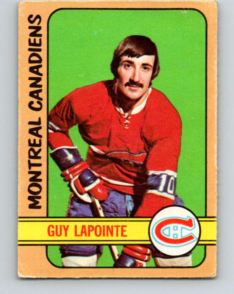 1972-73 O-Pee-Chee #86 Guy Lapointe Montreal Canadiens V3660