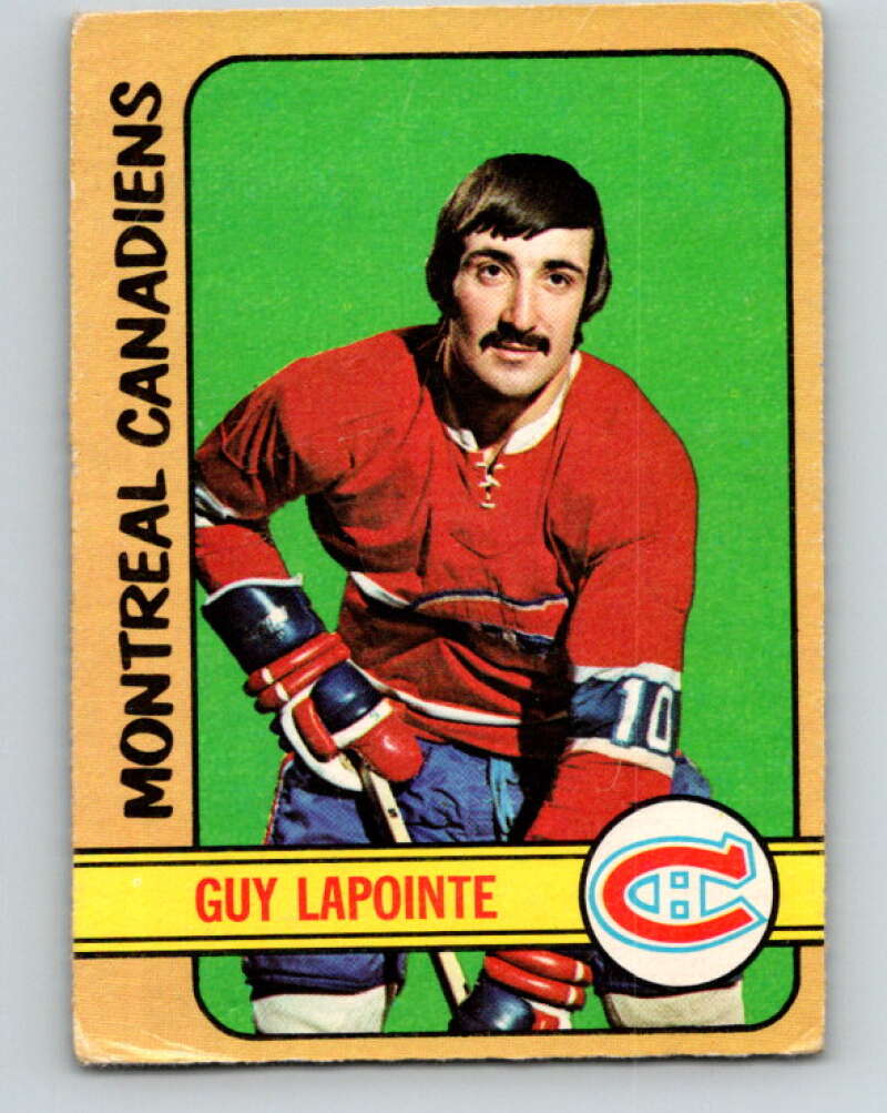 1972-73 O-Pee-Chee #86 Guy Lapointe Montreal Canadiens V3662