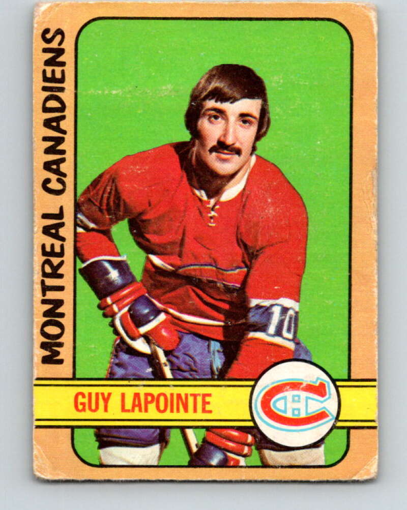 1972-73 O-Pee-Chee #86 Guy Lapointe Montreal Canadiens V3665