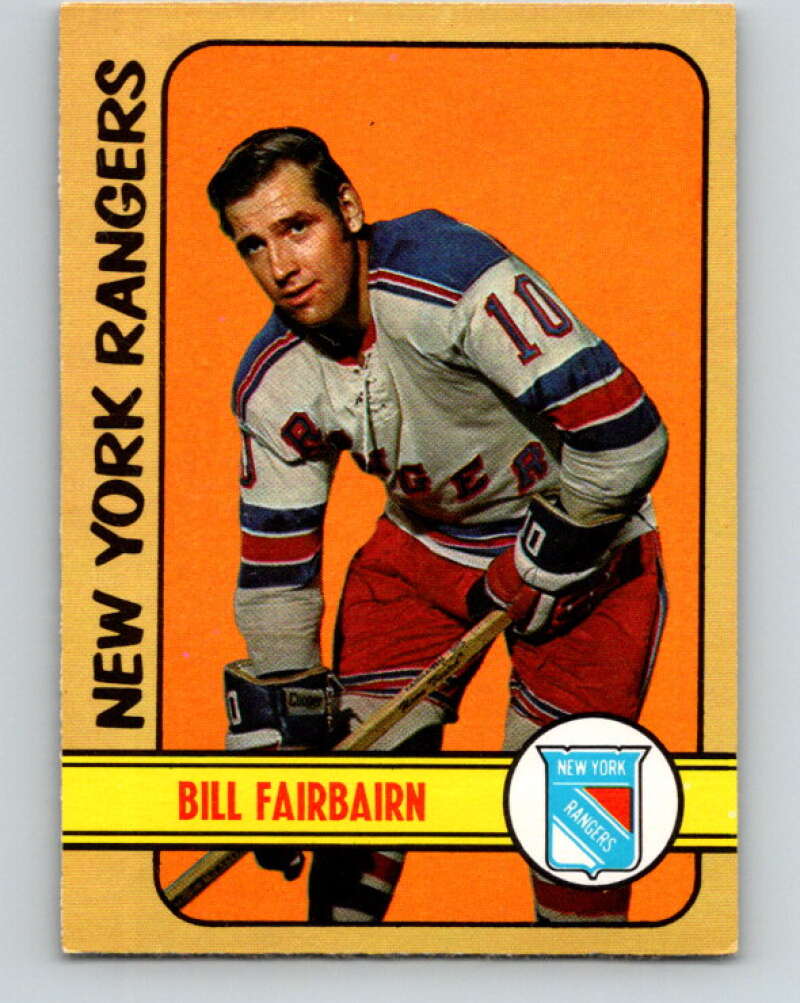 1972-73 O-Pee-Chee #87 Bill Fairbairn New York Rangers V3668