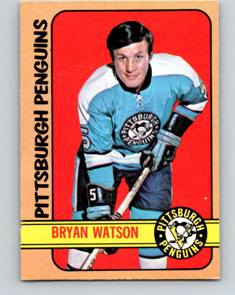 1972-73 O-Pee-Chee #90 Bryan Watson Pittsburgh Penguins V3677