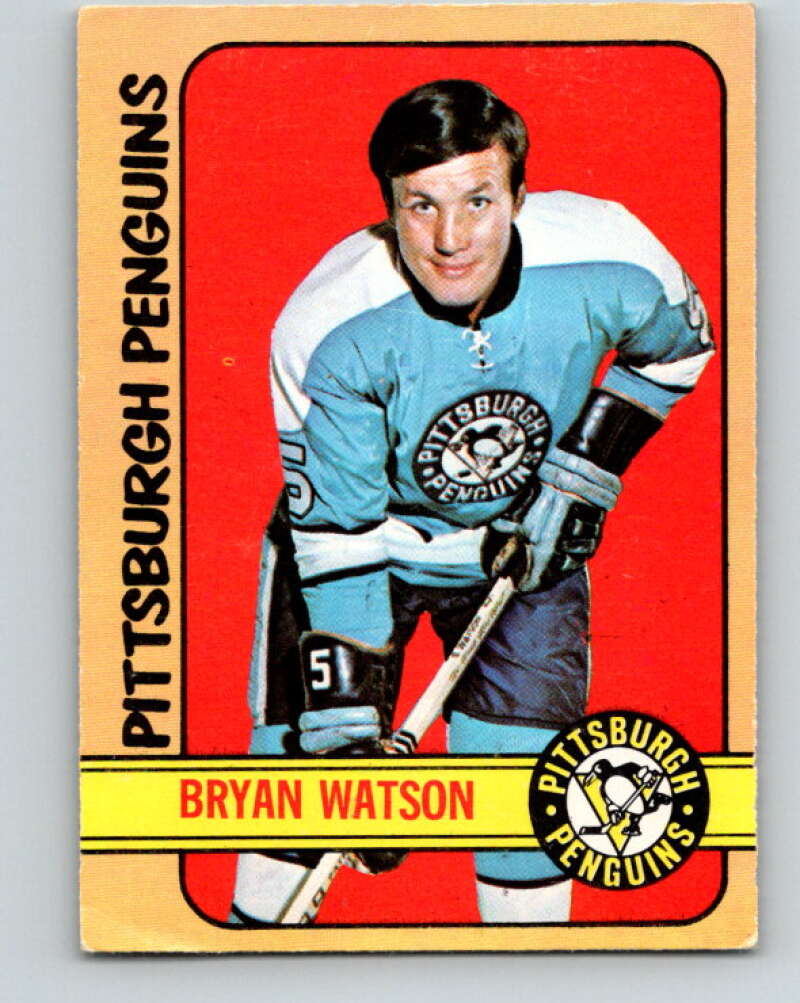 1972-73 O-Pee-Chee #90 Bryan Watson Pittsburgh Penguins V3678