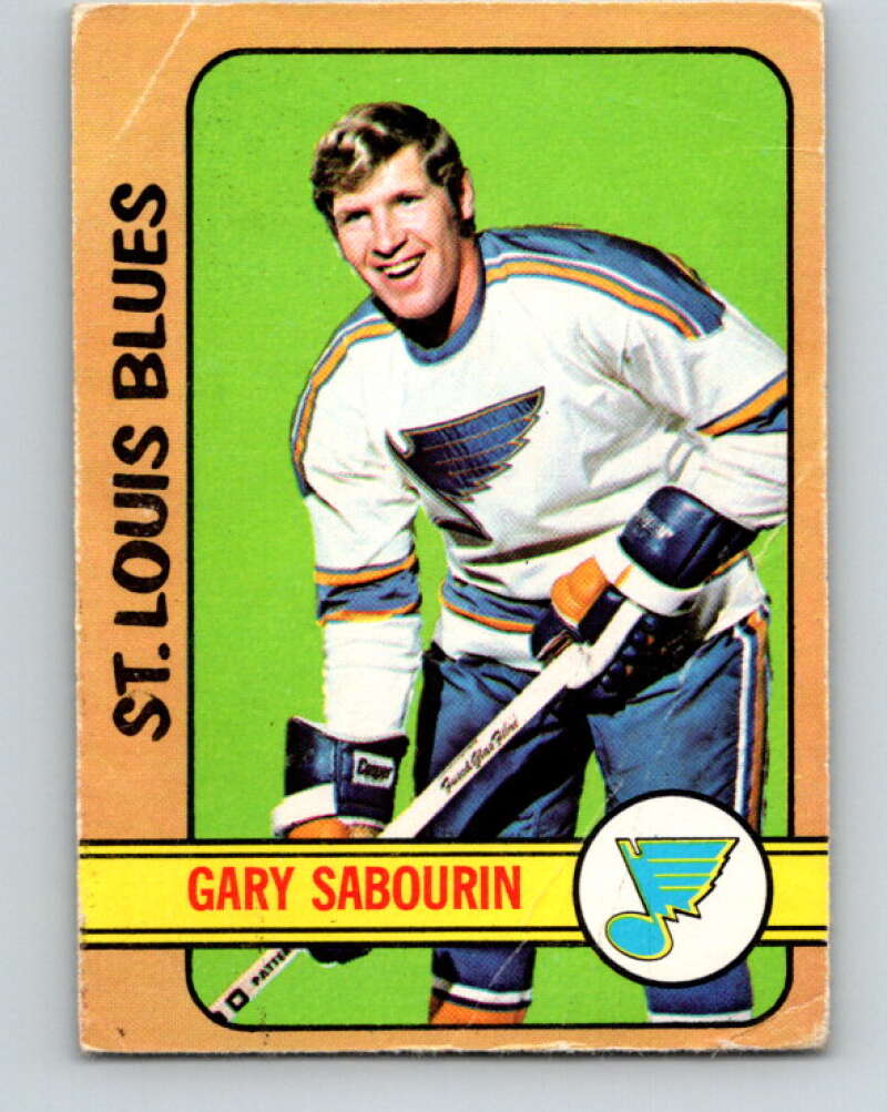 1972-73 O-Pee-Chee #91 Gary Sabourin St. Louis Blues V3679