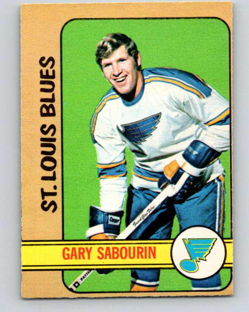 1972-73 O-Pee-Chee #91 Gary Sabourin St. Louis Blues V3680