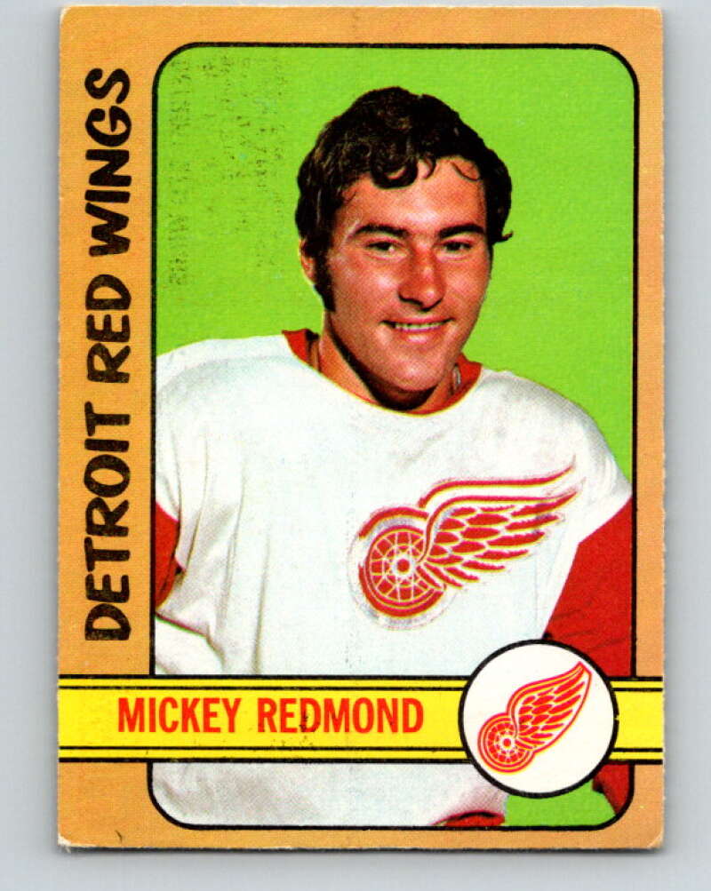 1972-73 O-Pee-Chee #99 Mickey Redmond Detroit Red Wings V3727