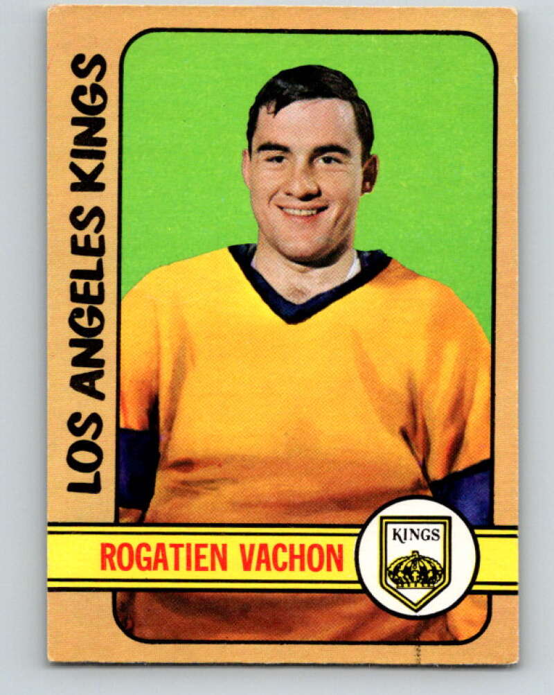 1972-73 O-Pee-Chee #100 Rogie Vachon UER Los Angeles Kings V3733
