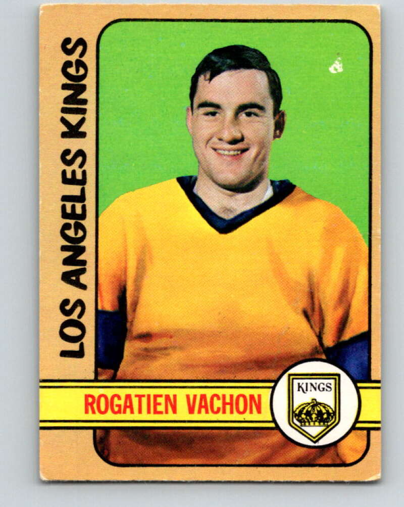 1972-73 O-Pee-Chee #100 Rogie Vachon UER Los Angeles Kings V3735