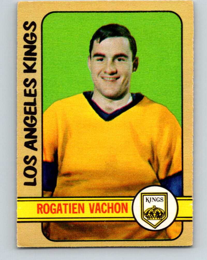 1972-73 O-Pee-Chee #100 Rogie Vachon UER Los Angeles Kings V3736