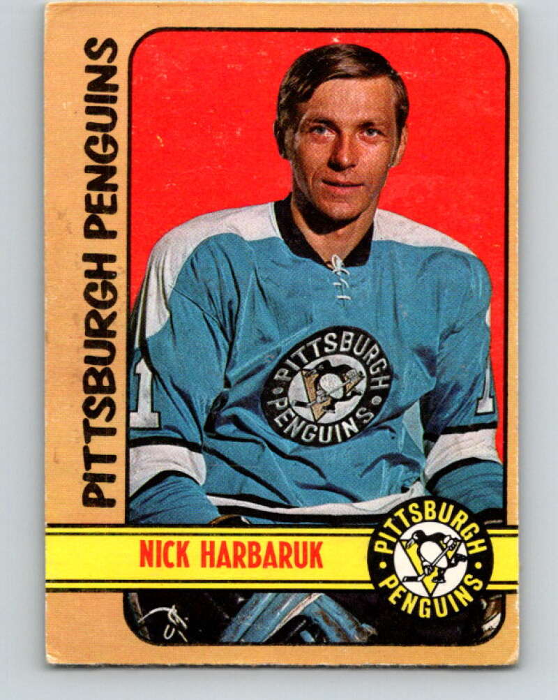 1972-73 O-Pee-Chee #106 Nick Harbaruk Pittsburgh Penguins V3763