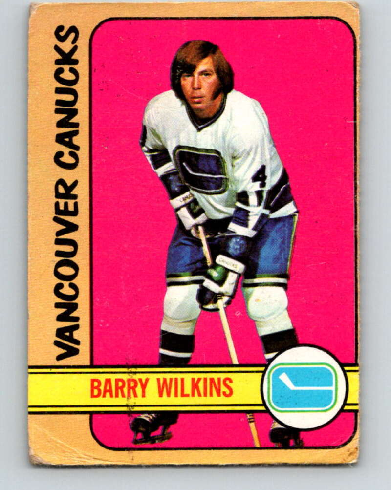 1972-73 O-Pee-Chee #109 Barry Wilkins Vancouver Canucks V3781