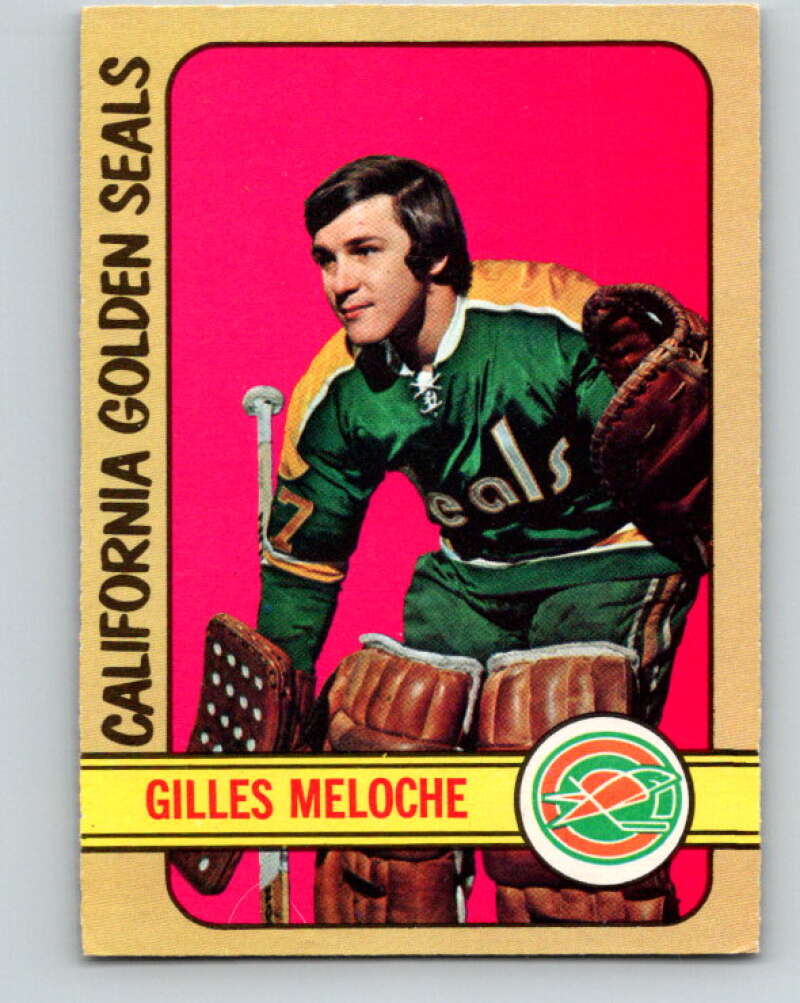 1972-73 O-Pee-Chee #112 Gilles Meloche RC Rookie California Seals V3789