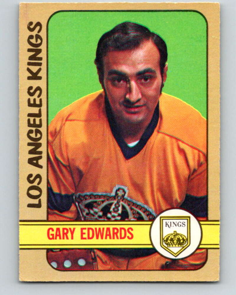 1972-73 O-Pee-Chee #113 Gary Edwards Los Angeles Kings V3791