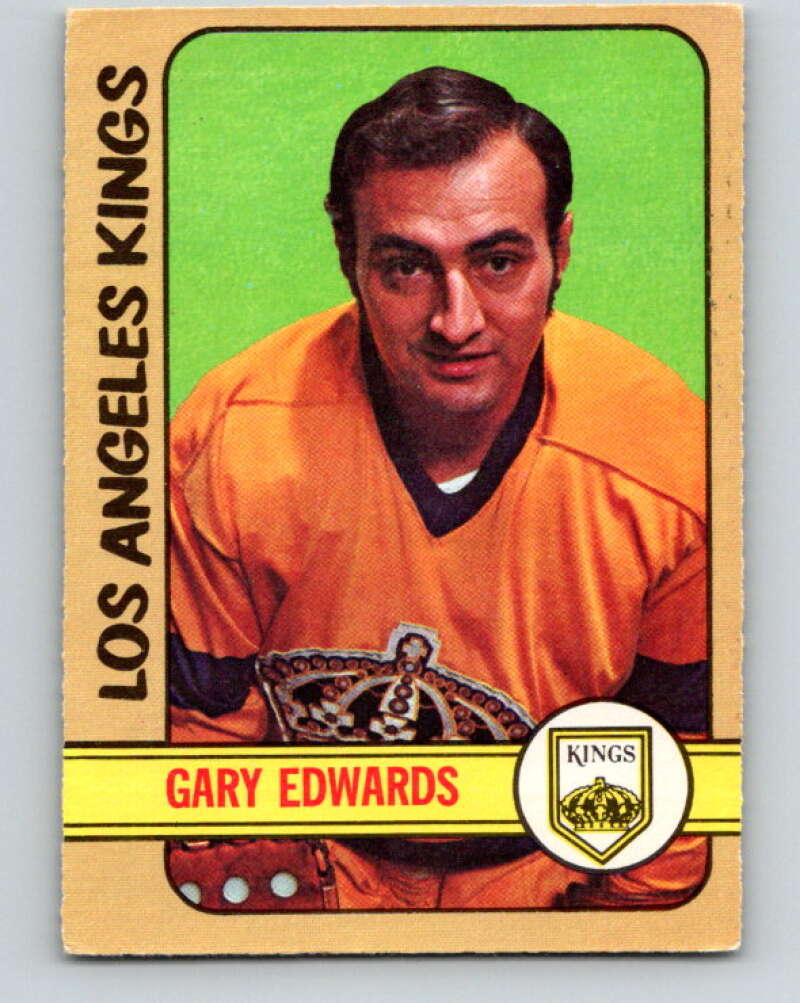 1972-73 O-Pee-Chee #113 Gary Edwards Los Angeles Kings V3792