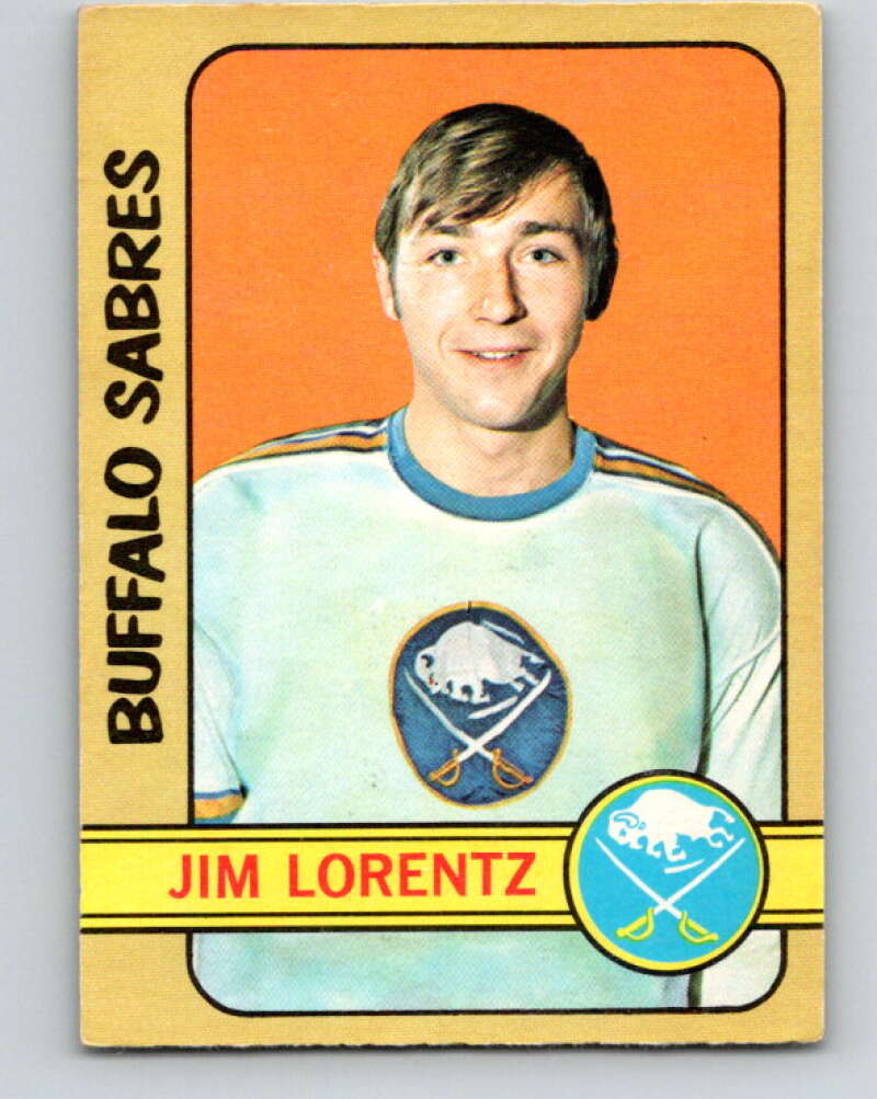 1972-73 O-Pee-Chee #116 Jim Lorentz Buffalo Sabres V3796