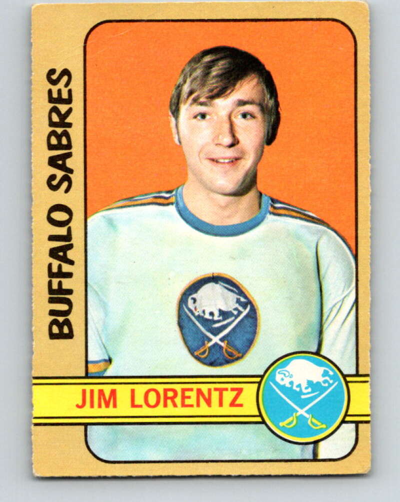 1972-73 O-Pee-Chee #116 Jim Lorentz Buffalo Sabres V3799