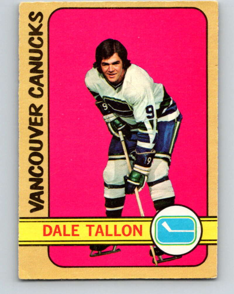 1972-73 O-Pee-Chee #121 Dale Tallon Vancouver Canucks V3811