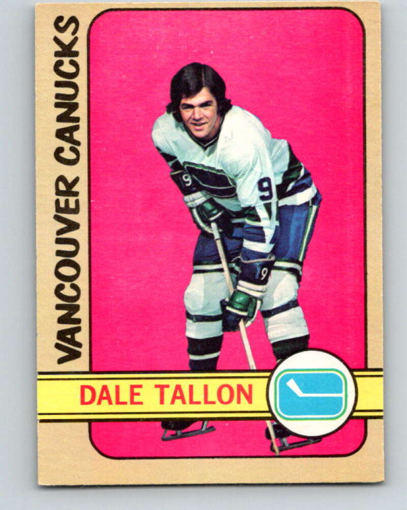 1972-73 O-Pee-Chee #121 Dale Tallon Vancouver Canucks V3812