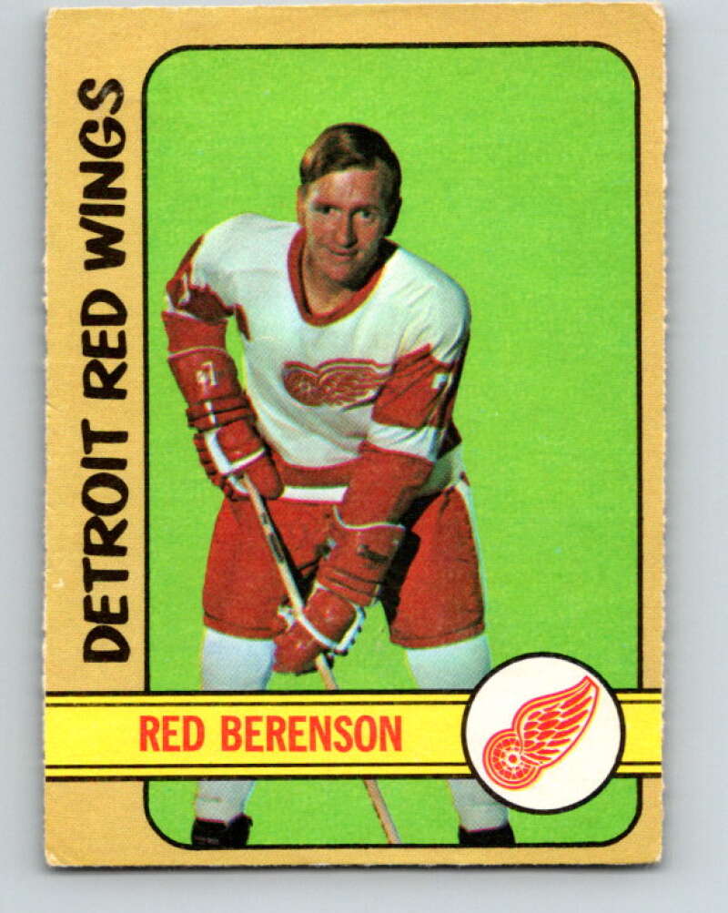 1972-73 O-Pee-Chee #123 Red Berenson Detroit Red Wings V3818