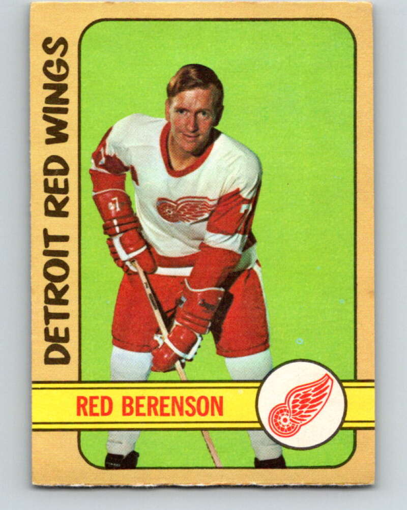 1972-73 O-Pee-Chee #123 Red Berenson Detroit Red Wings V3820