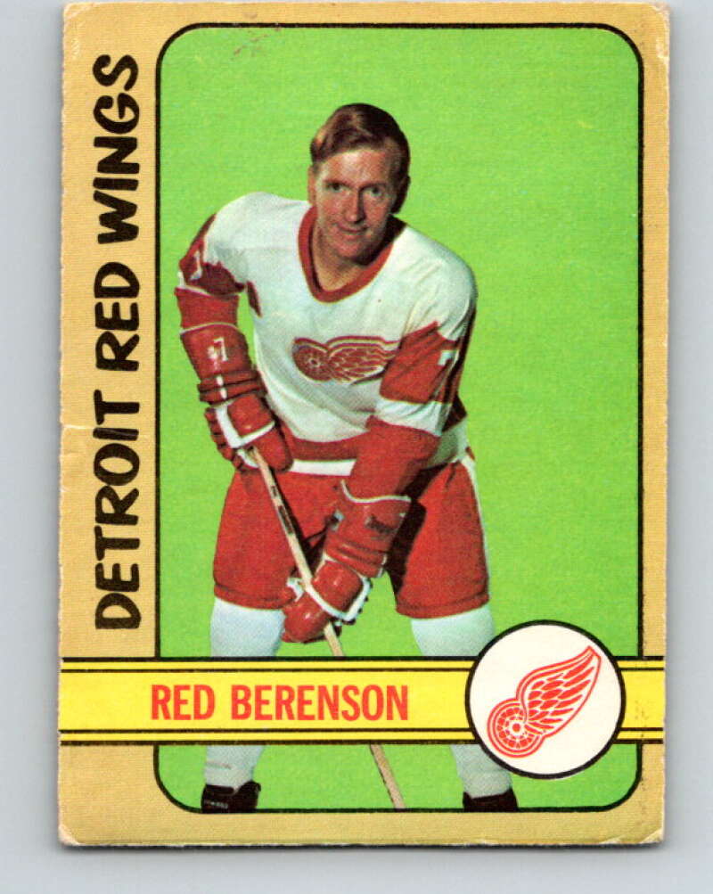 1972-73 O-Pee-Chee #123 Red Berenson Detroit Red Wings V3825