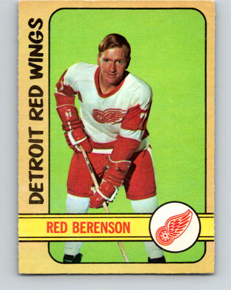 1972-73 O-Pee-Chee #123 Red Berenson Detroit Red Wings V3826