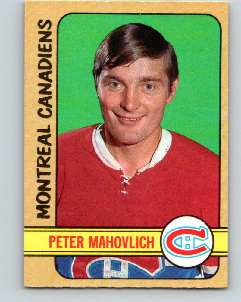 1972-73 O-Pee-Chee #124 Pete Mahovlich Montreal Canadiens V3833