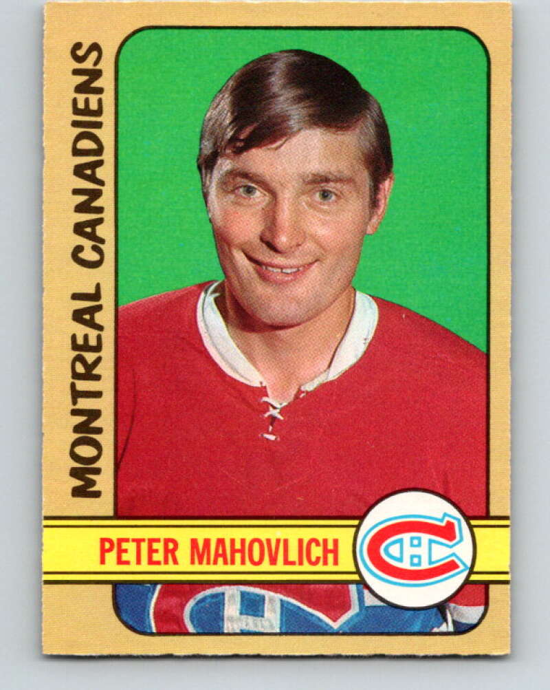 1972-73 O-Pee-Chee #124 Pete Mahovlich Montreal Canadiens V3834