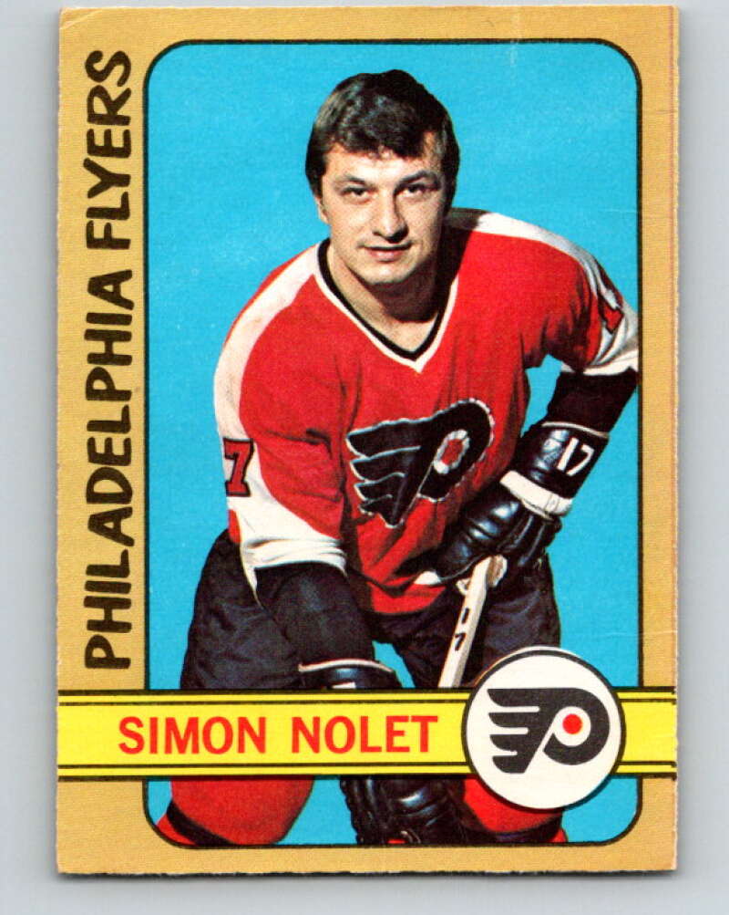 1972-73 O-Pee-Chee #125 Simon Nolet Philadelphia Flyers V3837