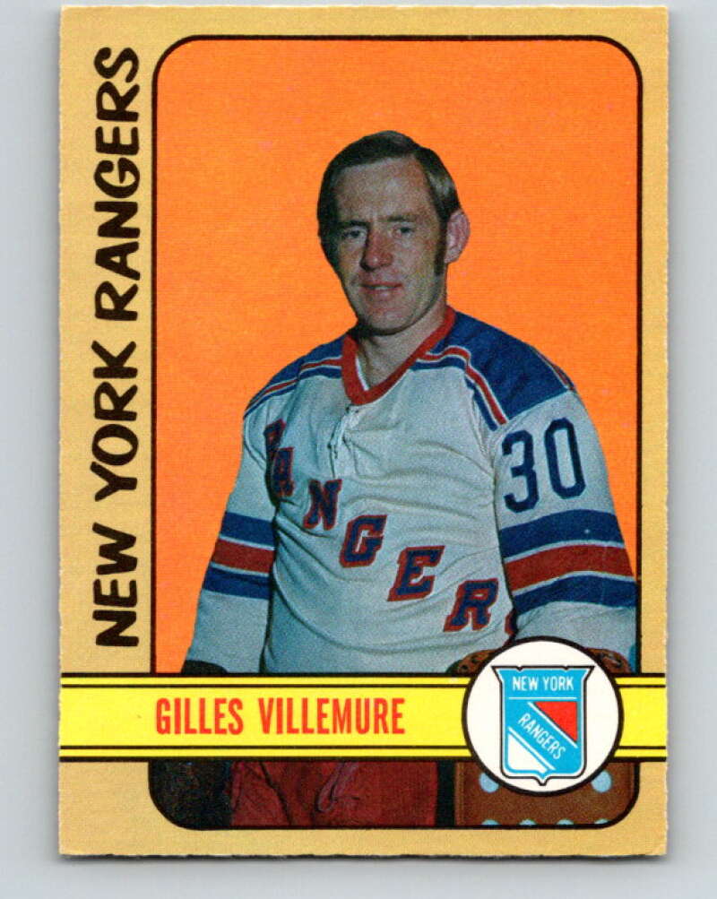 1972-73 O-Pee-Chee #132 Gilles Villemure New York Rangers V3861