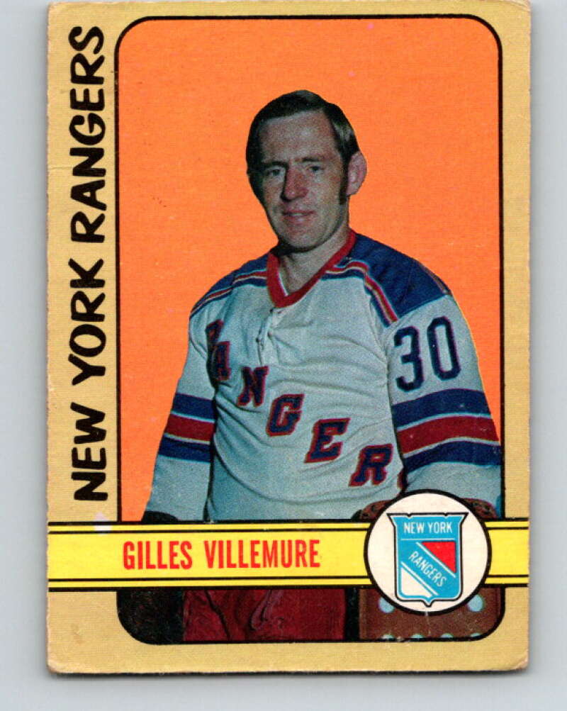1972-73 O-Pee-Chee #132 Gilles Villemure New York Rangers V3863