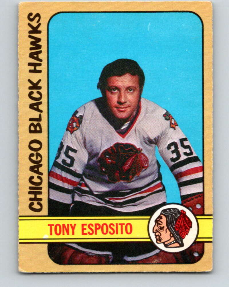 1972-73 O-Pee-Chee #137 Tony Esposito Chicago Blackhawks V3880