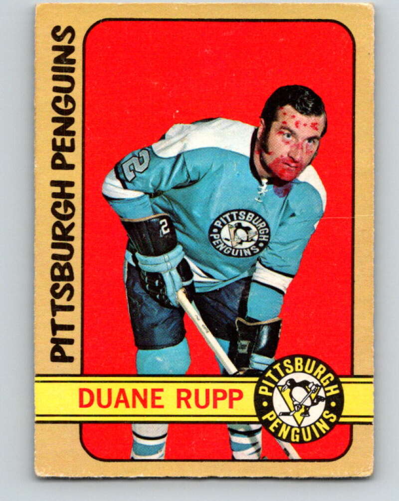 1972-73 O-Pee-Chee #154 Duane Rupp Pittsburgh Penguins V3931