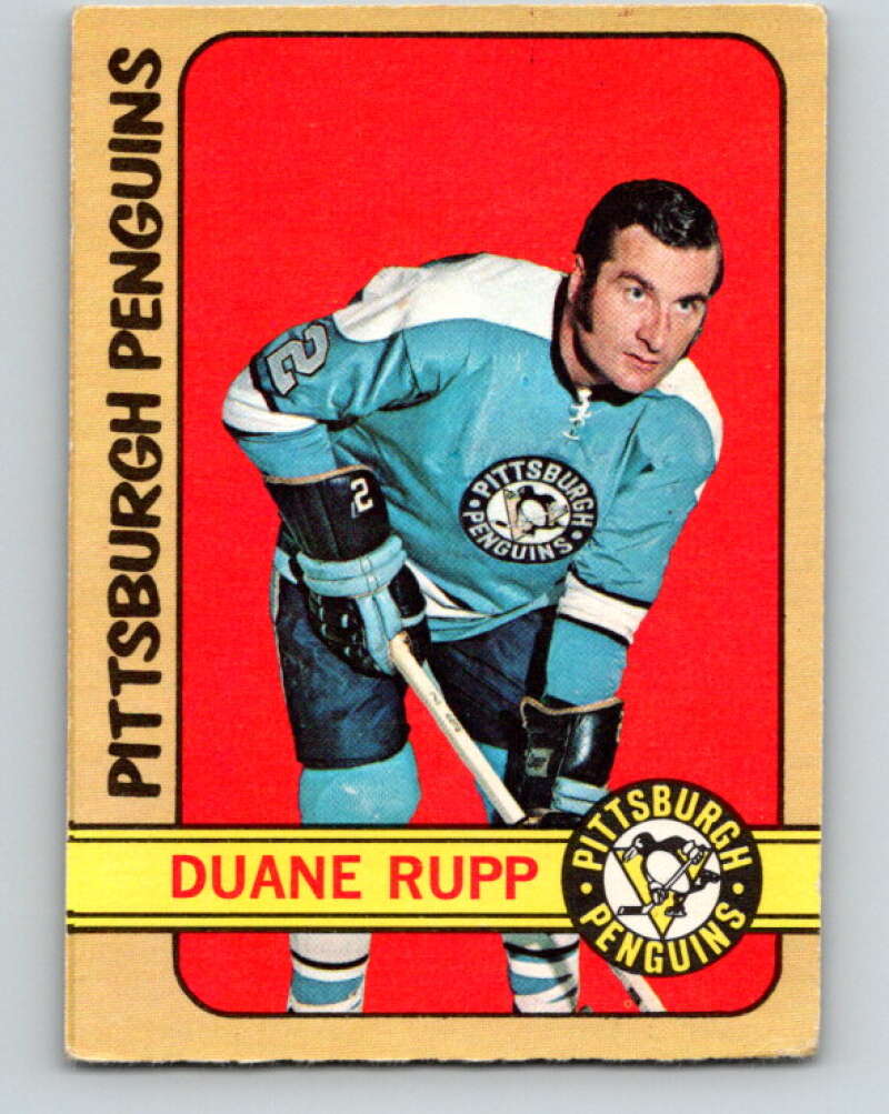 1972-73 O-Pee-Chee #154 Duane Rupp Pittsburgh Penguins V3933