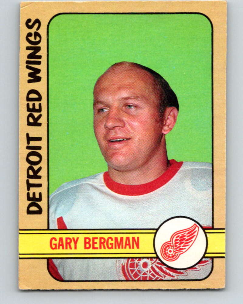 1972-73 O-Pee-Chee #164 Gary Bergman Detroit Red Wings V3968