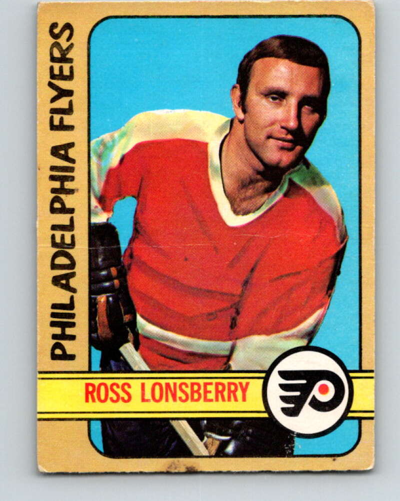 1972-73 O-Pee-Chee #166 Ross Lonsberry Philadelphia Flyers V3978
