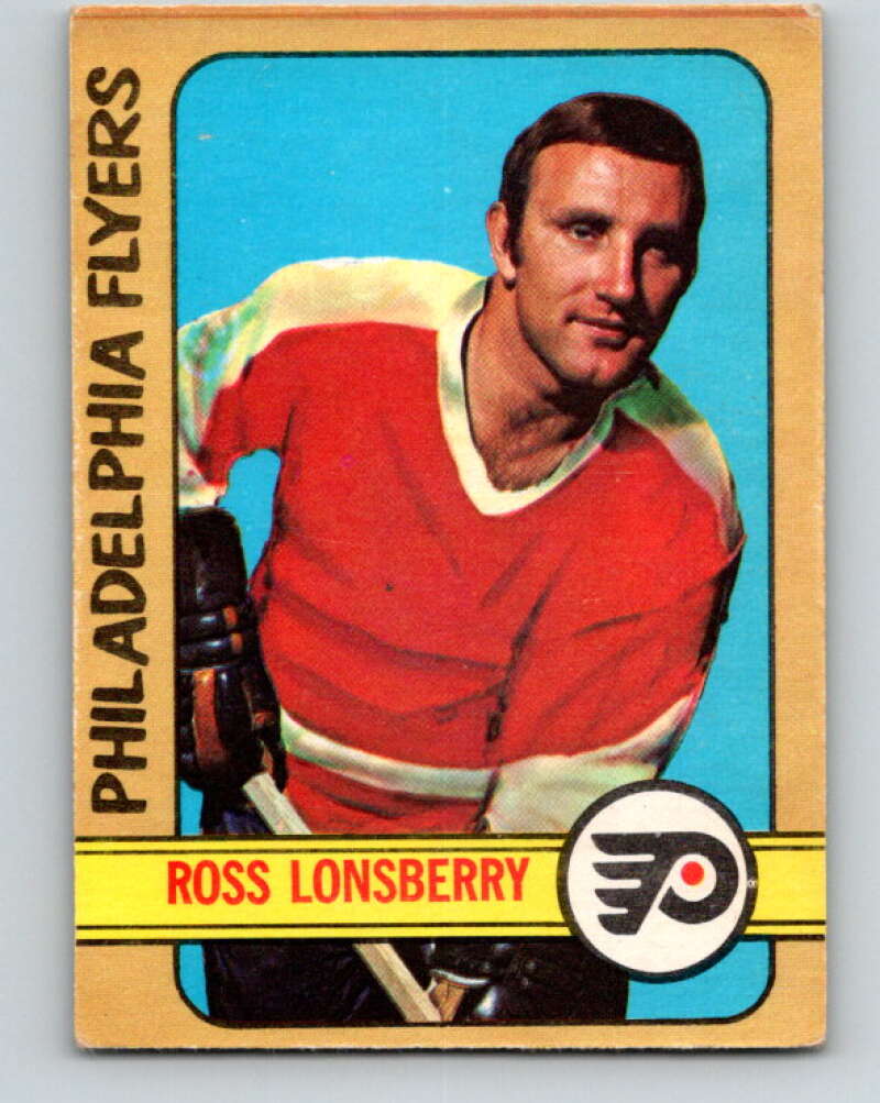 1972-73 O-Pee-Chee #166 Ross Lonsberry Philadelphia Flyers V3981