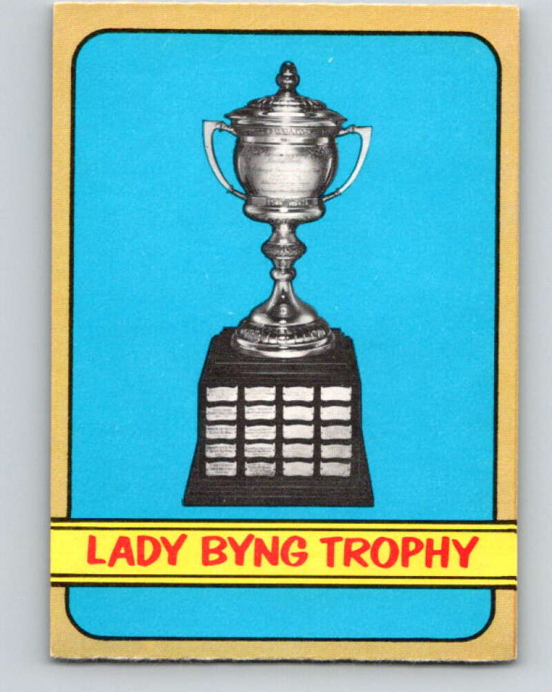 1972-73 O-Pee-Chee #168 Lady Byng Trophy V3989