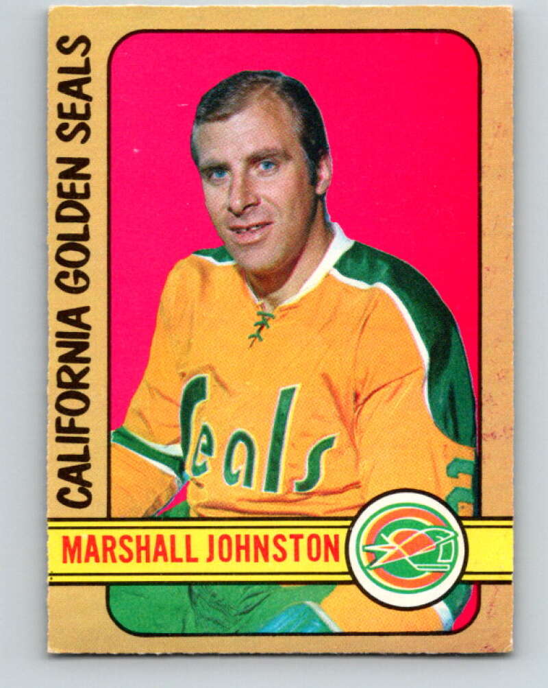1972-73 O-Pee-Chee #171 Marshall Johnston RC Rookie California Golden Seals V3997
