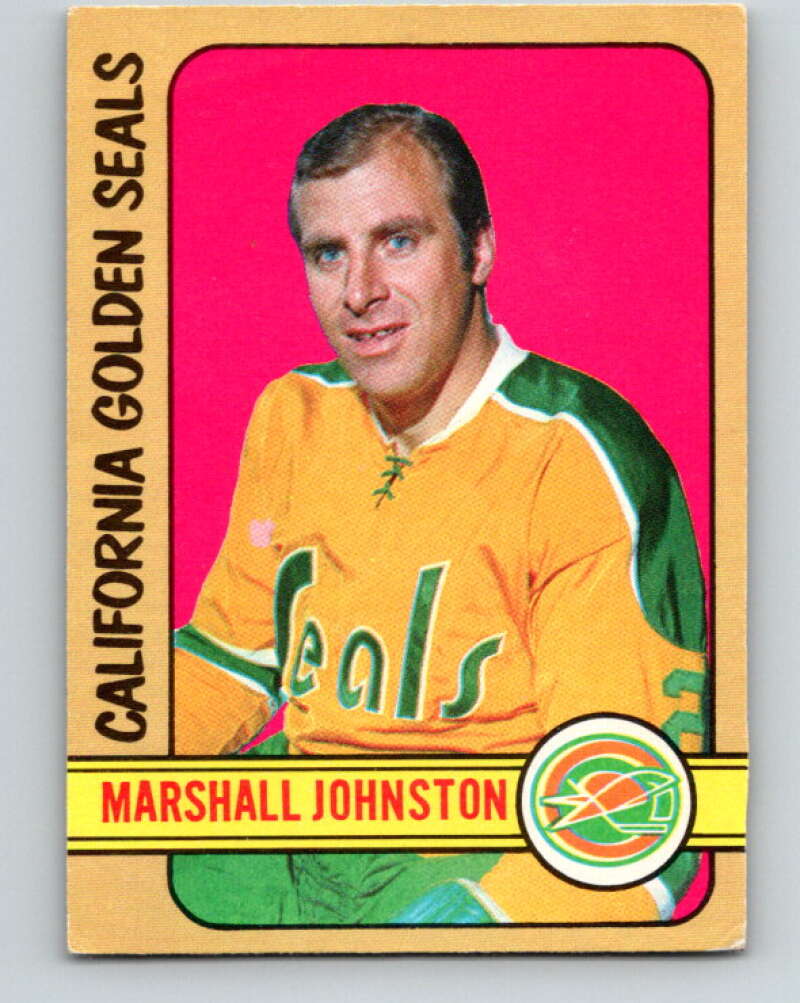 1972-73 O-Pee-Chee #171 Marshall Johnston RC Rookie California Golden Seals V3999